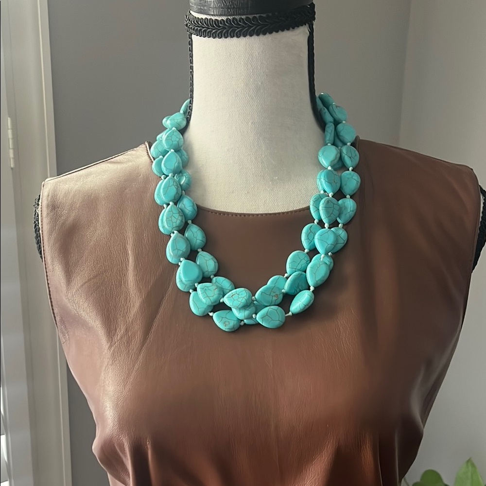 Turquoise Beaded Necklace